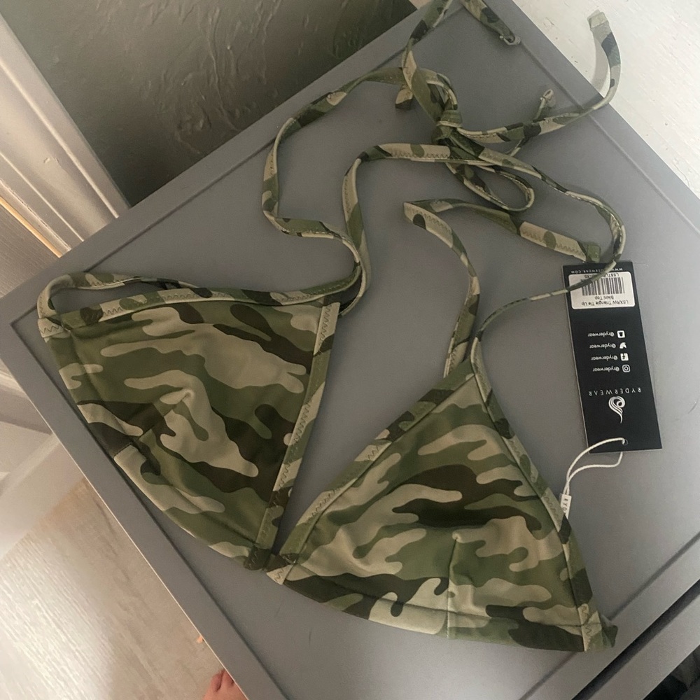 XS camo bikini top NWT- Ryder wear